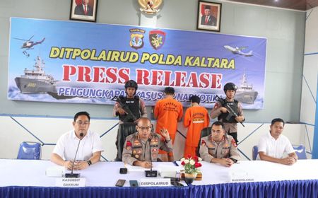 2 Kurir Sabu Ditangkap Ditpolairud Polda Kaltara, 7 kilogram Sabu Disita