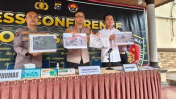 두마이 경찰, 불법 벌목 2 명 체포, 굴착기 압수