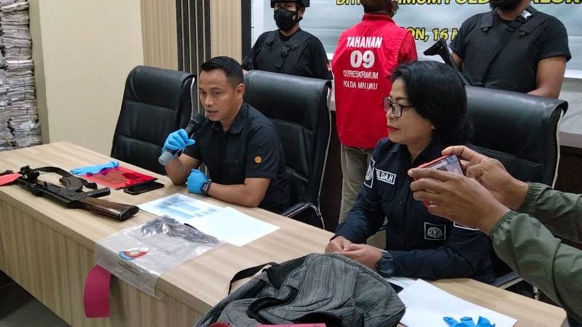 Police Name Suspects Of Storing Firearms AK-47 Residents Of SSB Maluku