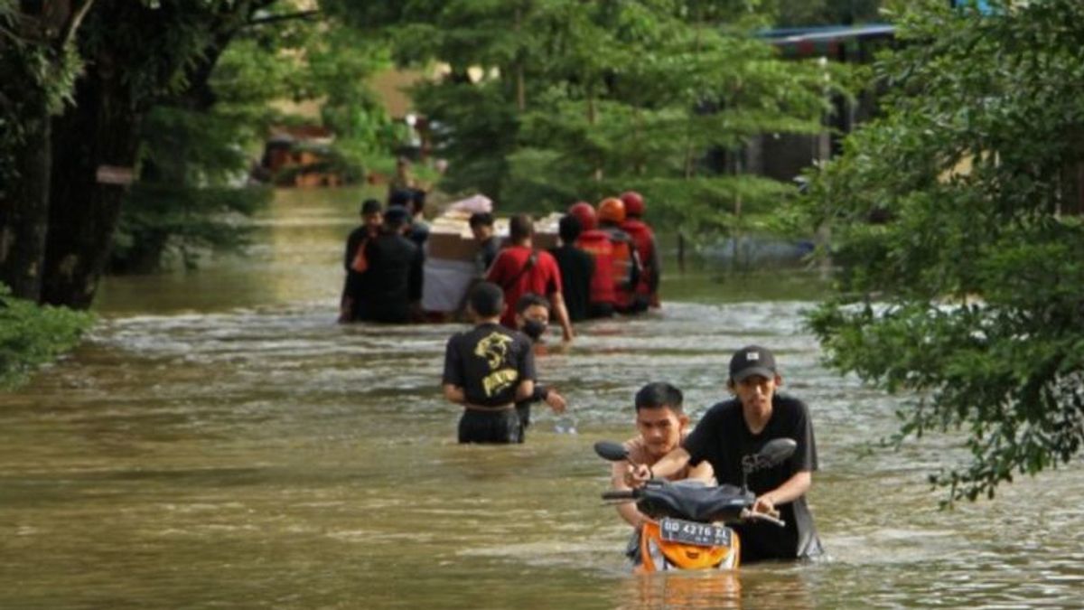BPBD: 3,344 Flood-affected Houses In Makassar