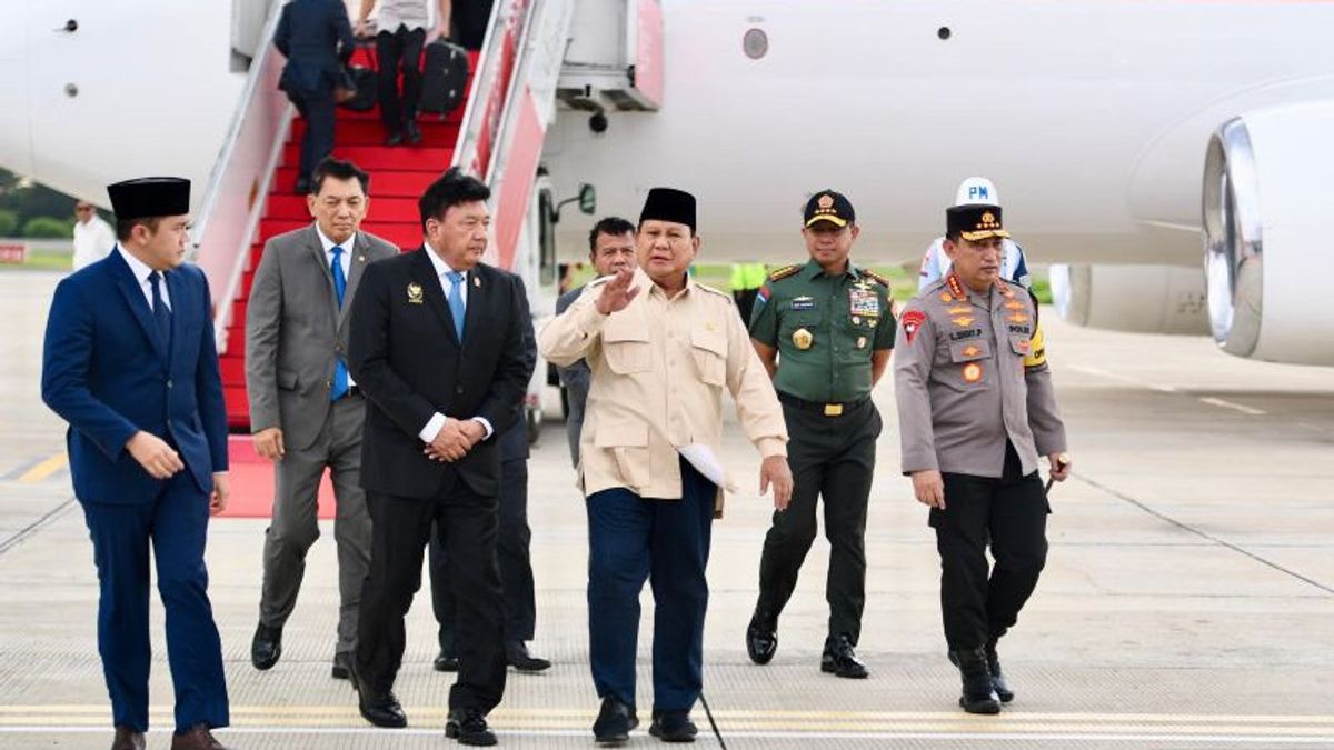 Arriving From Egypt, Prabowo Immediately Discussed Christmas And New Year's Eve At Halim Perdanakusuma