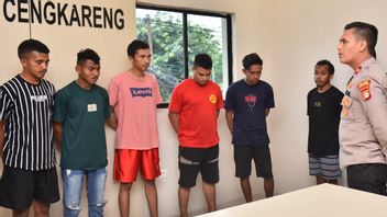 In Accordance With The Direction Of The Metro Police Chief, The West Jakarta Police Ringcus 10 Thugs Of Cengkareng Residents