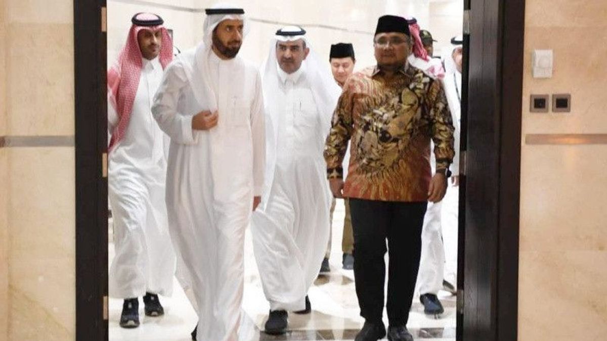 Bertemu Khusus dengan Menteri Haji Arab Saudi, Menag Yaqut Sampaikan Masalah Jemaah Mulai dari Air Bersih dan Keterlambatan