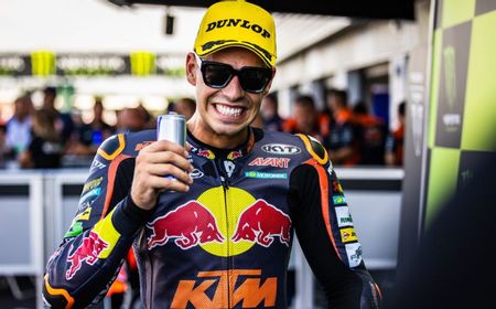 Hasil MotoGP Aragon: Augusto Fernadez Finis Posisi Ketiga, Namun Masih Pimpin Klasemen Pebalap Moto2