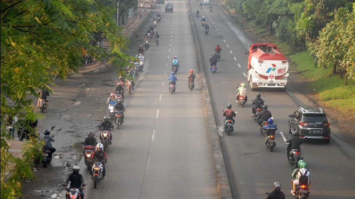 L’enquête sur 144 véhicules par jour, la répression contre les motos à Jakarta sera effectuée de routine