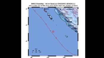 5.6级地震震动恩加诺明古鲁，BMKG要求居民保持冷静