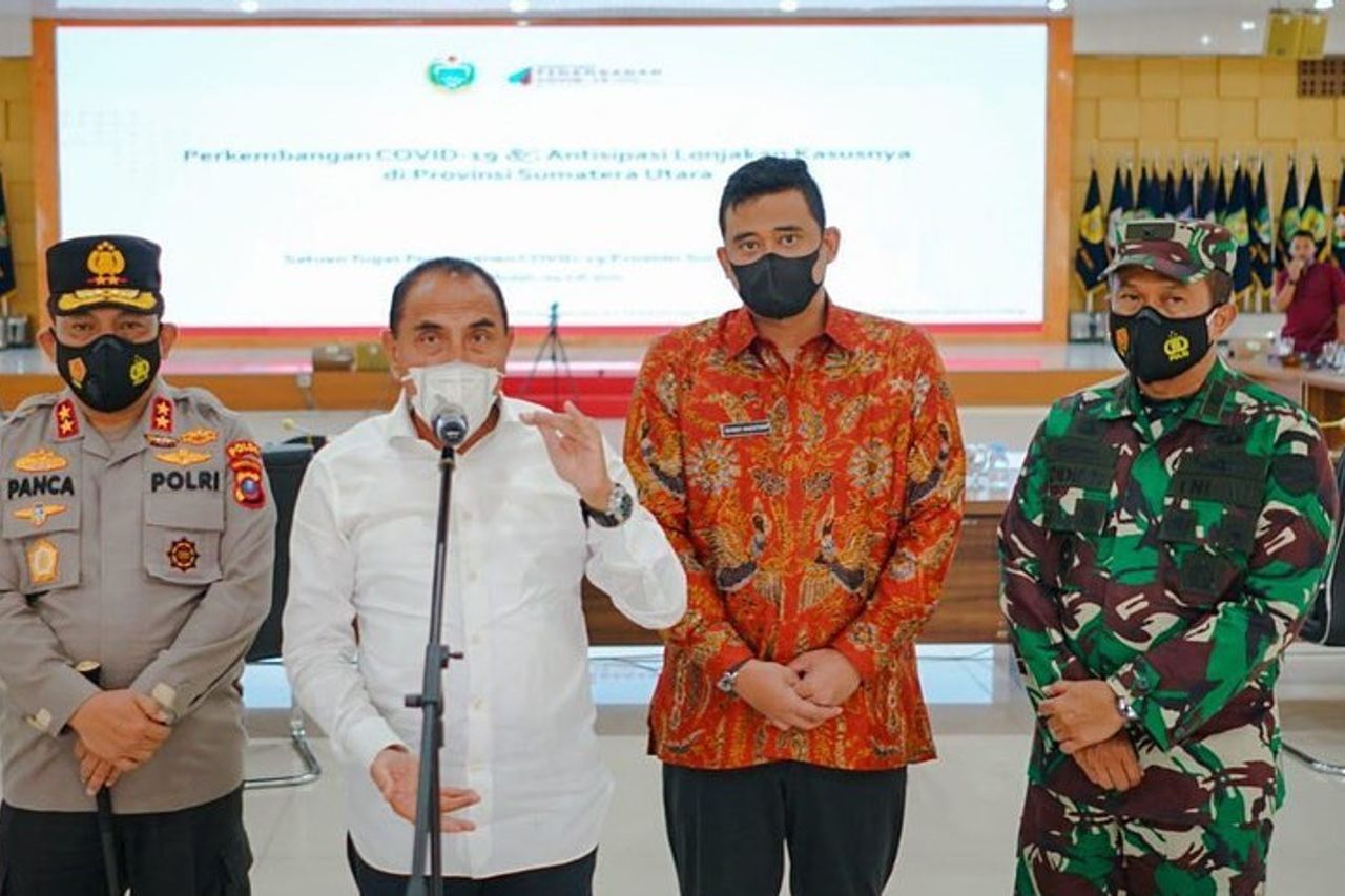 Sumatran Governor Edy-Bobby Nasution Compactly Collaborates To Handle COVID-19
