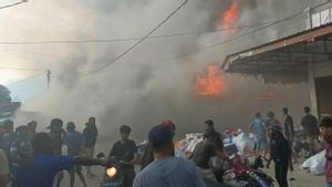 436 Kios dan 15 Ruko Hangus Terbakar, Polisi Turun Tangan Usut Asal Muasal Api di Pasar Pharaa Sentani