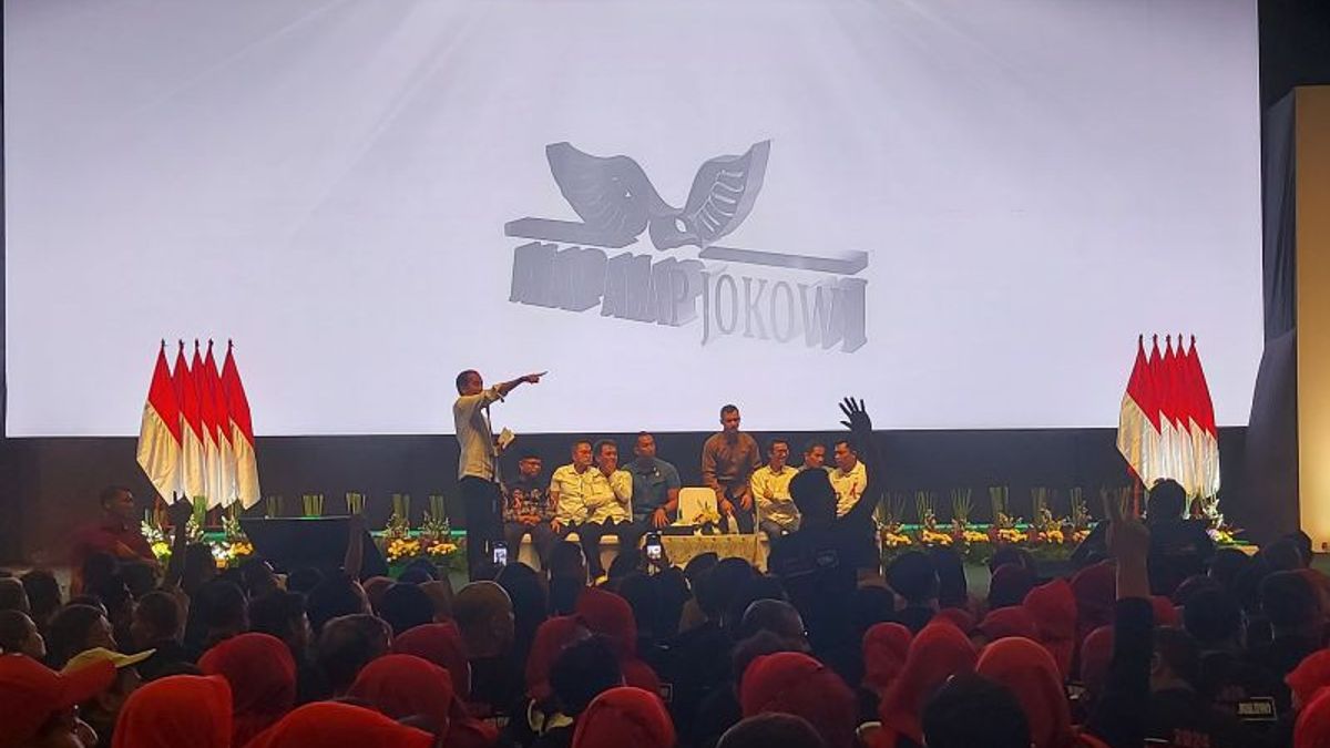 Jokowi And Kaesang Attend National Consolidation Of Alap-Alap Volunteers