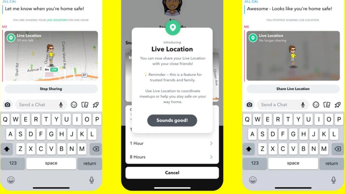 Snapchat Luncurkan Fitur Berbagi Lokasi dengan Teman Terpercaya
