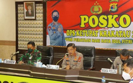 Kapolda Lampung Perintahkan Operasi Penyekatan Arus Balik