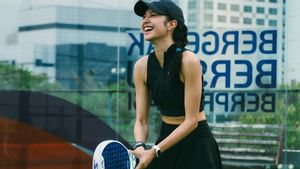 6 Potret Mikha Tambayong Jajal Olahraga Padel, Tampil Sporty dan Stylish di Tengah Lapangan