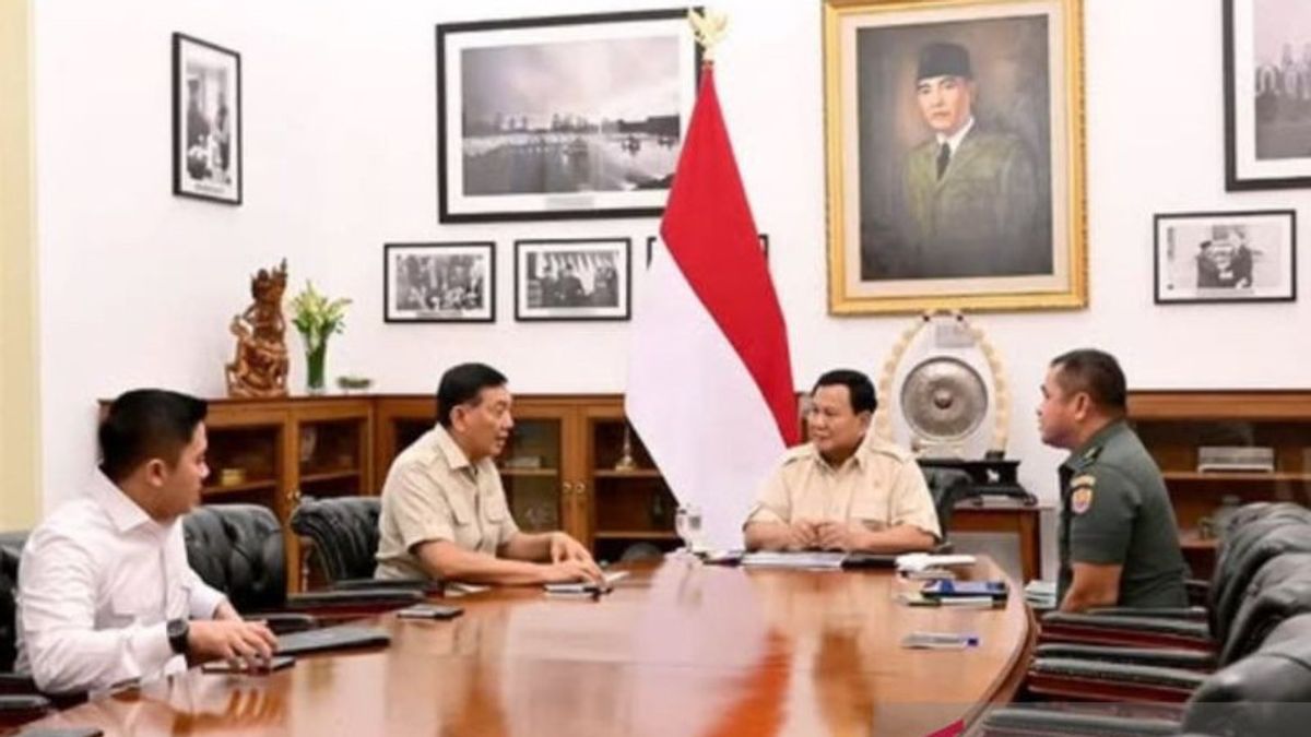 Prabowo accepte le chef de l'état-major de Maruli pour discuter du programme TUS AD