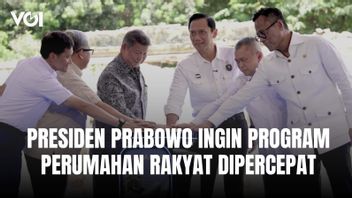プラボウ大統領は、住宅プログラムを加速したい