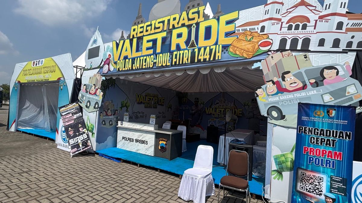 Pemudik Bisa Manfaatkan Layanan Valet Ride Polda Jateng di Pos Pelayanan Brebes
