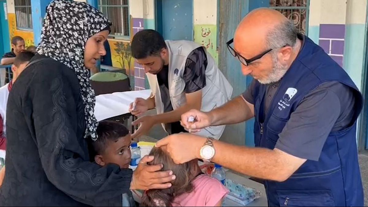 PBB Batalkan Vaksinasi Polio Anak di Gaza Gara-gara Serangan Israel ke Sekolah Kamp Pengungsi