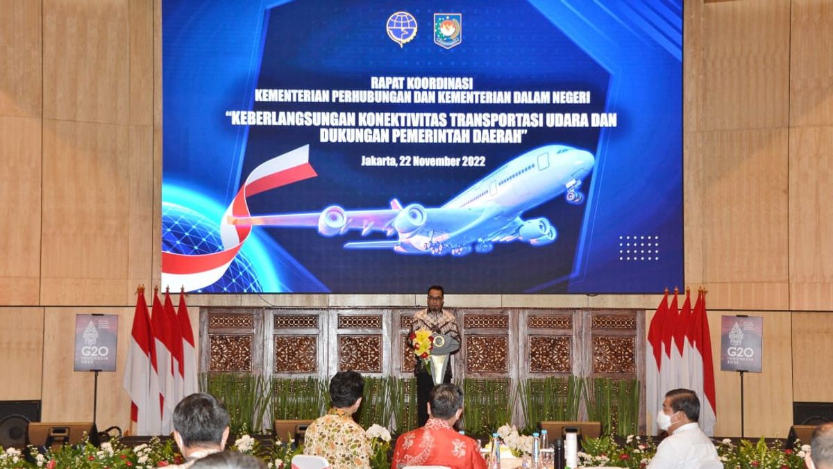 Toraja保证乘客入住率高达70%，交通部长Budi Karya邀请其他地方政府刺激航空业