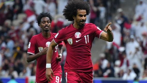 Akram Afif Cetak Brace, Qatar Menang Mudah Atas Lebanon di Laga Pembuka Piala Asia