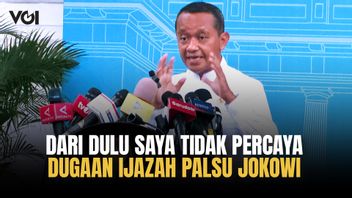 Bahlil Respons Hasil Uji Forensik Ijazah Jokowi