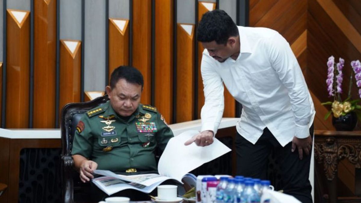 Bobby Nasution's Plan To Normalize The Deli Medan River Is Supported By The Army Chief Of Staff