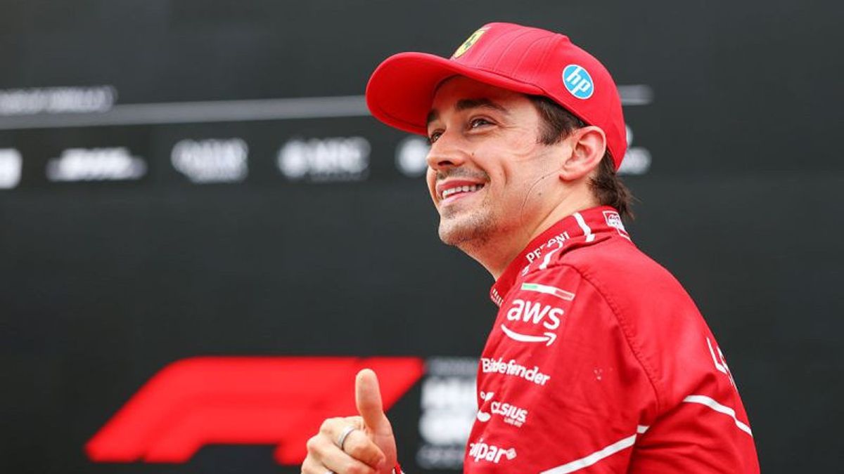 シャルル・ルクレール F1 GPハンガリー走行先頭に立つ