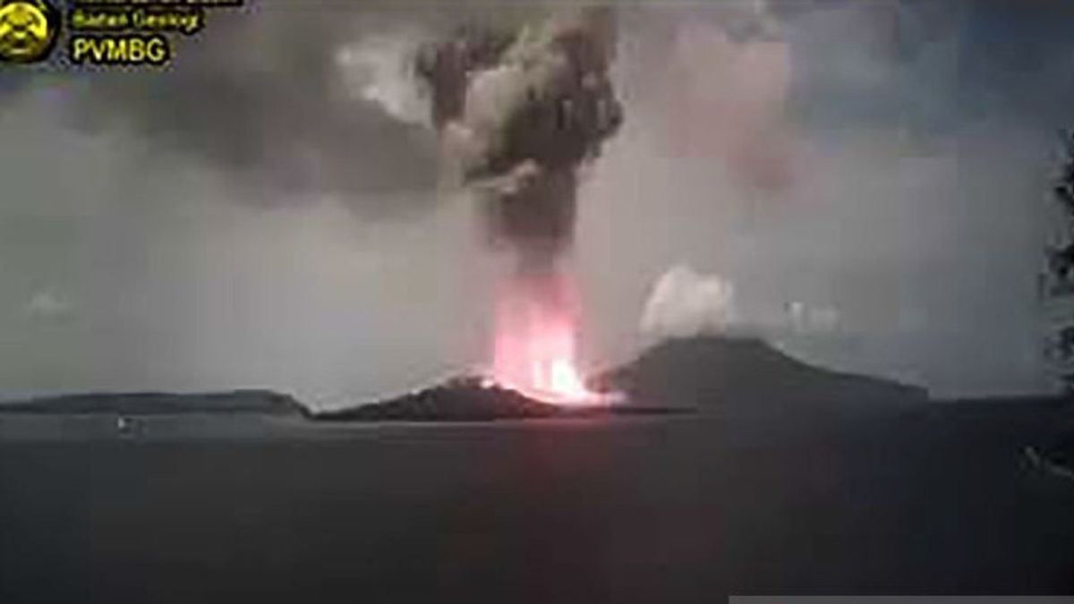 Erupsi Gunung Anak Krakatau Respons dari Peningkatan Gempa Vulkanik