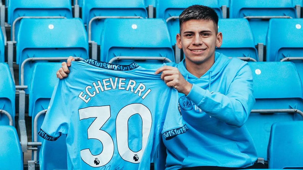 Claudio Echeverri Pulang ke Manchester City, Mengakhiri Masa Peminjaman di River Plate