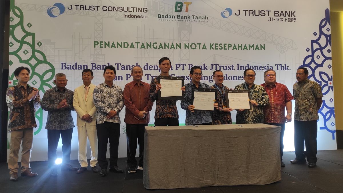 土地銀行庁は、JトラストバンクおよびJトラストコンサルティングインドネシアとの覚書を署名しました