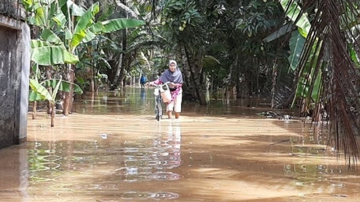 Fortes Pluies, Plusieurs Villages à Cilacap Inondent à Nouveau