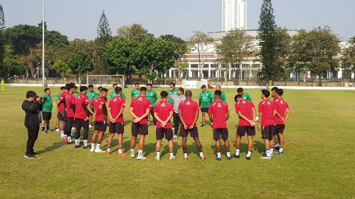 The First Exercise Of The U-24 Indonesian National Team For The 2023 Asian Games Was Only Followed By 15 Players, This Is Indra Sjafri's Explanation