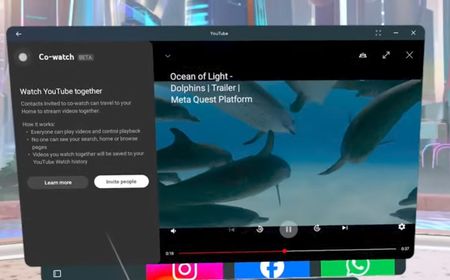 YouTube Akan Luncurkan Kemampuan Menonton Bersama di Meta Quest