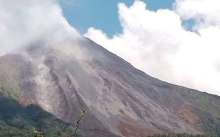 Warga Sitaro Diimbau Waspadai Runtuhan Material Gunung Karangetang