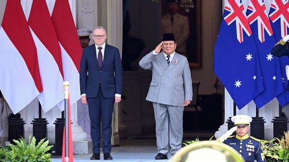 Le président Prabowo reçoit une visite de travail du Premier ministre Albanese à l'Istana Merdeka