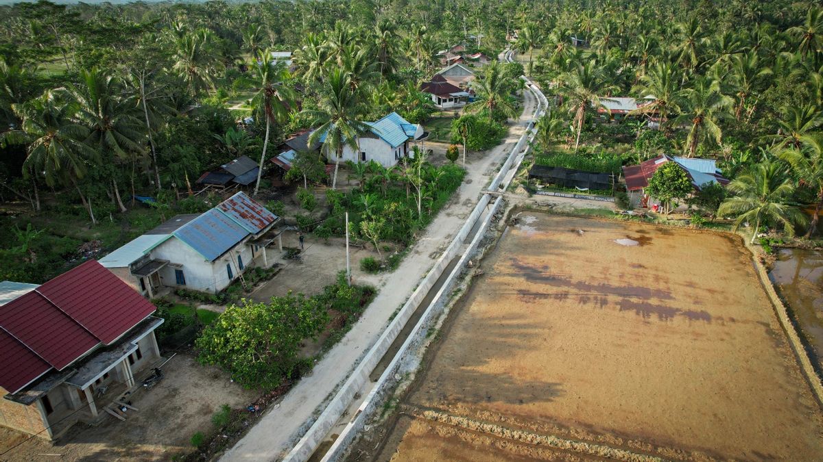 تعزيز القطاع الزراعي ، Brantas Abipraya تعمل على إعادة تأهيل الري في غرب لامبونغ