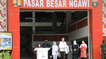 Jokowi Inaugure Le Grand Marché De Ngawi, Dans L’espoir D’accélérer La Reprise économique Des Résidents