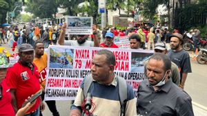 Bawa Poster dan Spanduk, Orang Asli Papua Kembali Geruduk Kejagung