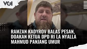 VIDEO: Ramzan Kadyrov Balas Pesan, Doakan Ketua DPD RI La Nyalla Mahmud Panjang Umur