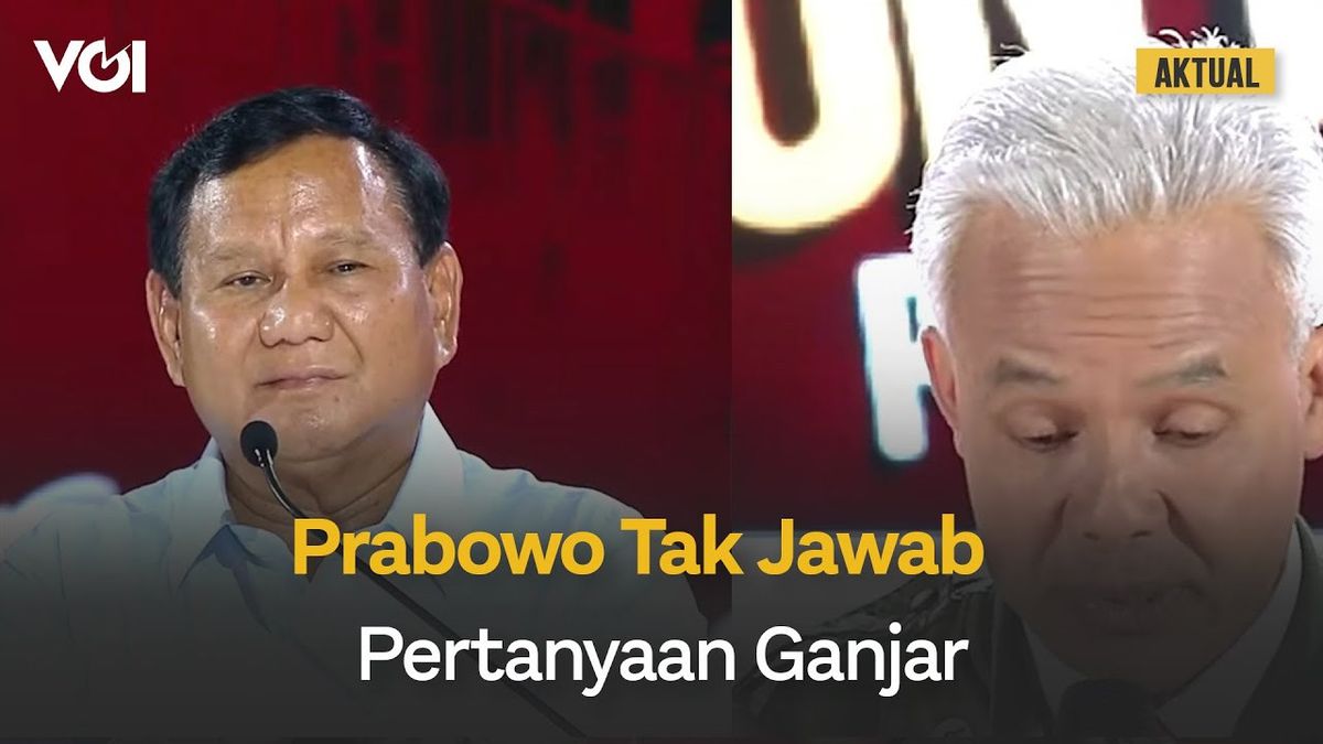 ビデオ:ガンジャール・プラノヴォがインドネシアの世界平和指数が下がったことについて尋ねたが、プラボウォは答えることができなかった
