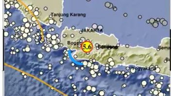 月曜日の午後、BMKGは西ジャワ州チャンジュールとブンクーの地震を報告し、津波の可能性はありません