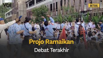 VIDEO: Relawan 02 dan PROJO Siap Sambut Prabowo Gibran di Debat Terakhir