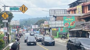 One Way Jalur Puncak Bogor Diberlakukan H+1 Lebaran
