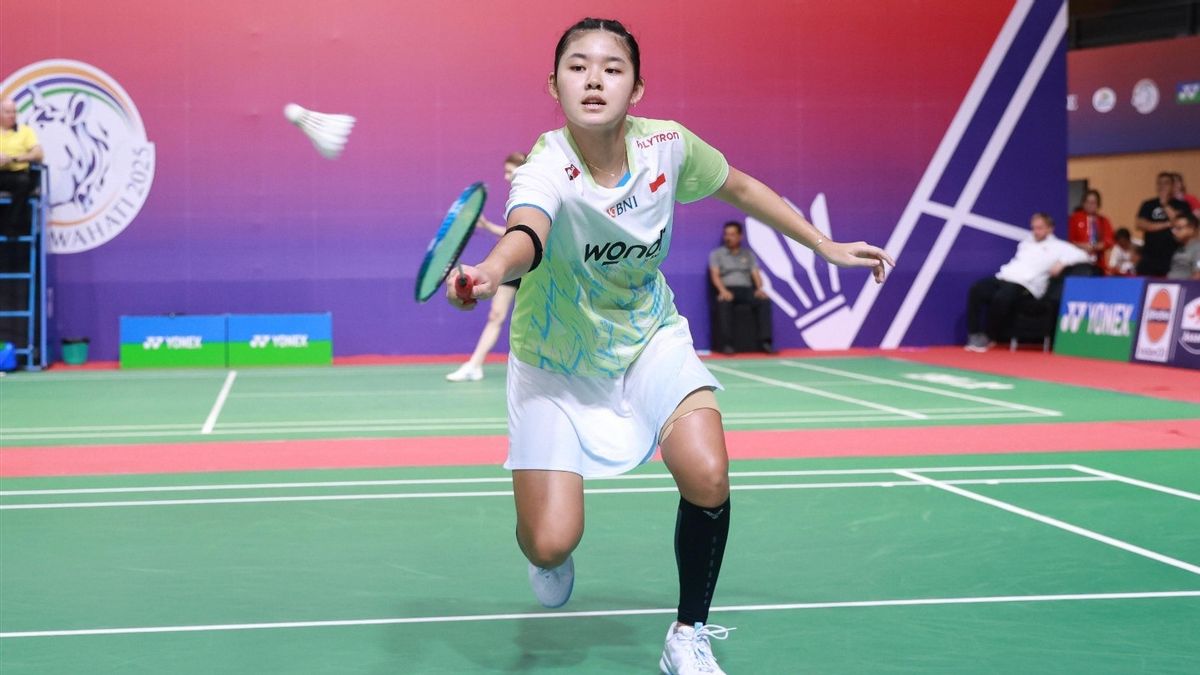 2025年ジュニア世界選手権:インドネシア女子シングルス、コンパック・レワティ・ラウンドI