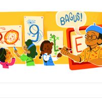 Mengenang Sosok Tino Sidin dalam Google Doodle
