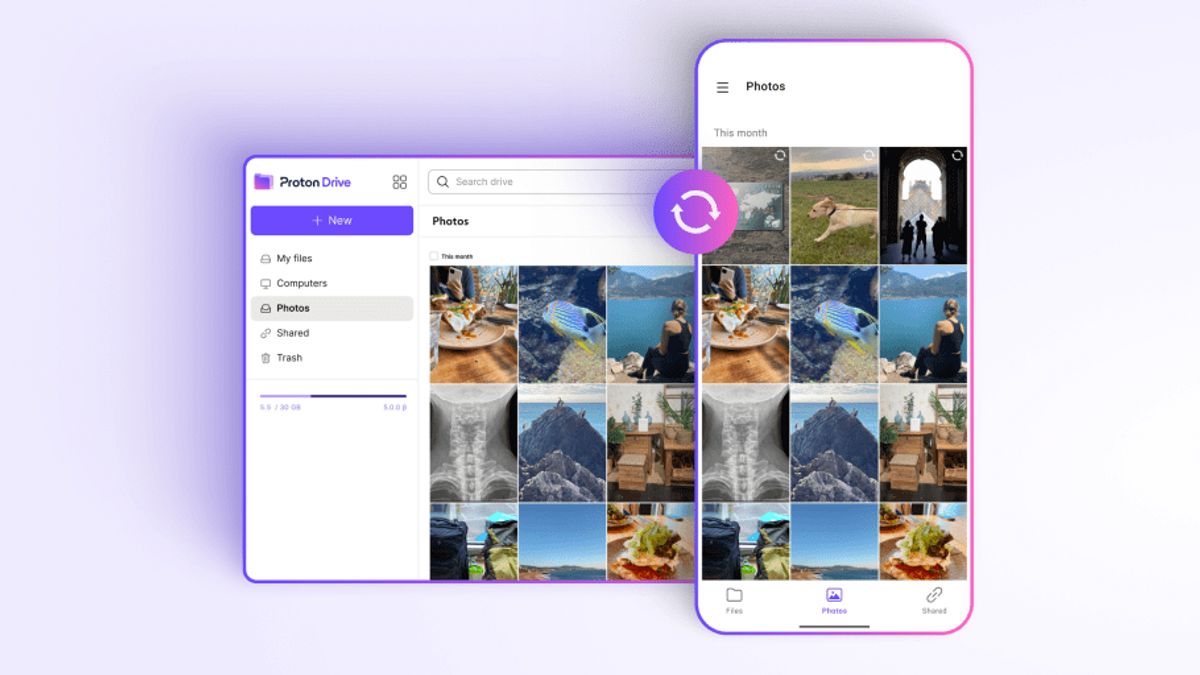 Proton Drive يقدم ميزة ضبط الصور التلقائي لنظام iOS
