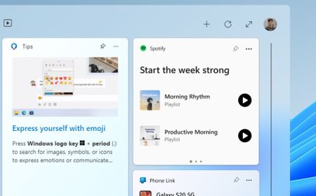 Giliran Spotify dan Phone Link yang Datang untuk Widget Windows 11 Setelah Messenger