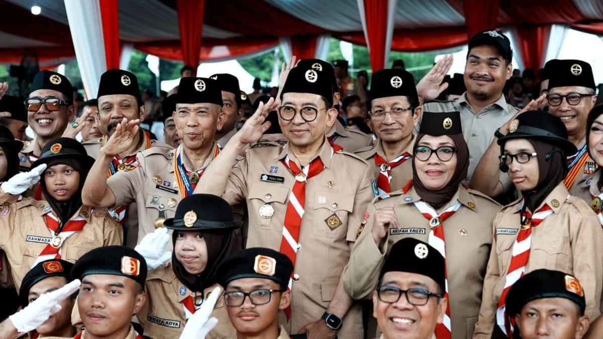 HUT ke-64 Pramuka, Menteri Kebudayaan Fadli Zon Sebut Pramuka Bentuk Kader Jujur dan Tangguh Hadapi Zaman Digital