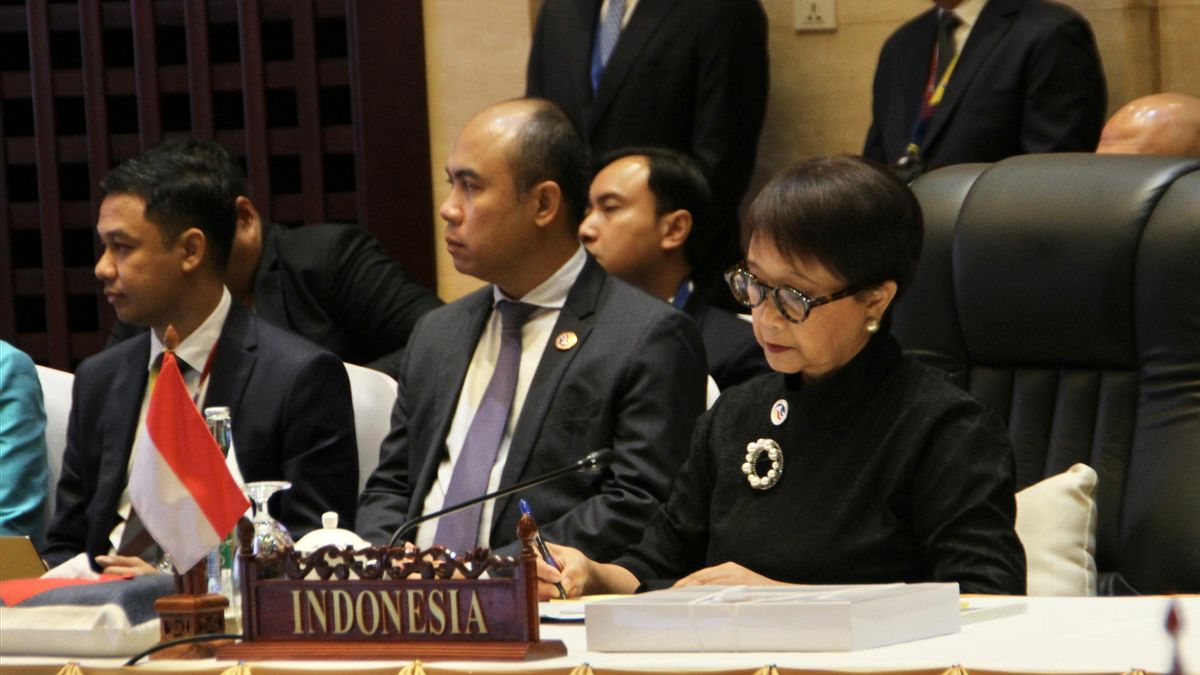 Firmly Doesn't Want Any Differences, Foreign Minister Retno: International Law Respect Applies In Ukraine And Palestine