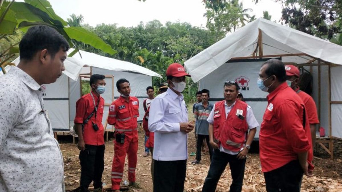 PMI Builds Temporary Houses For Earthquake Victims In West Pasaman