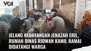 VIDEO: Jelang Kedatangan Jenazah Eril, Rumah Dinas Ridwan Kamil Ramai Didatangi Warga