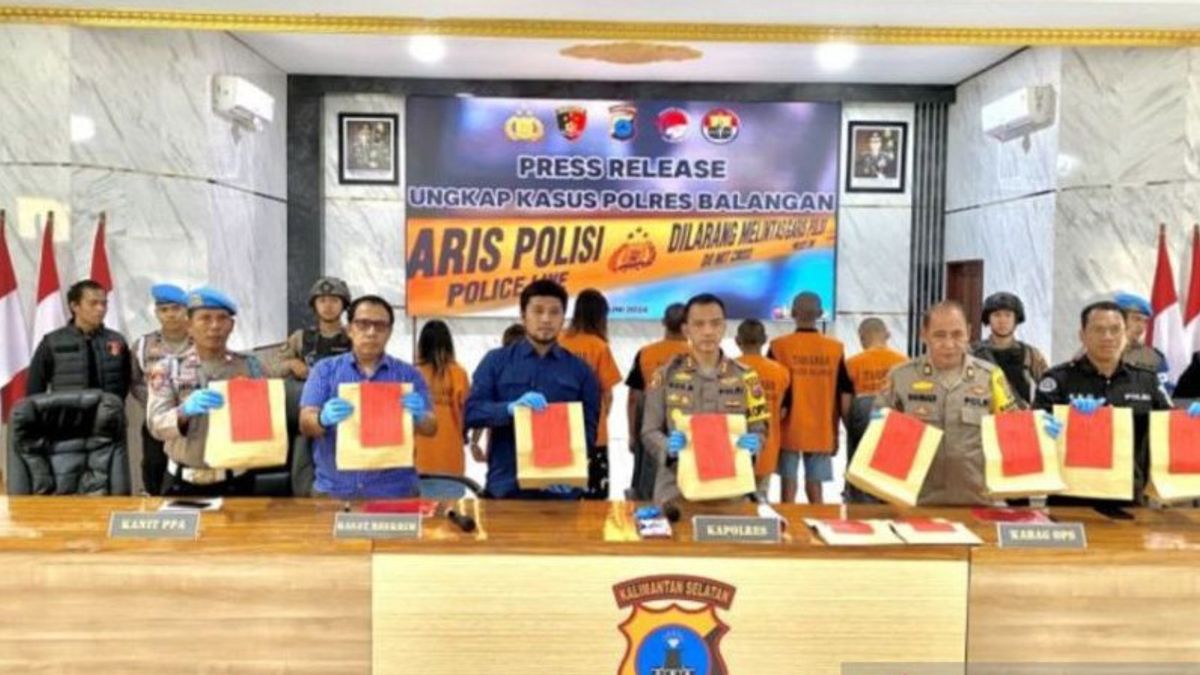 Les victimes demandent de l’aide par le biais de médias sociaux, la police de Balangan Kalsel réussit à obtenir 7 auteurs de TPPO